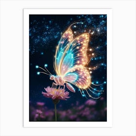 Fairy Butterfly Art Print