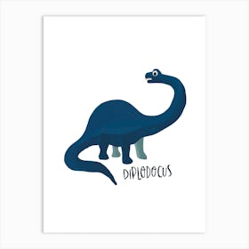 Diplodocus Art Print