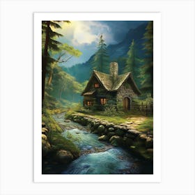 House In The Forest 1 Art Print