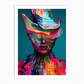 Abstract Of A Woman 7 Art Print