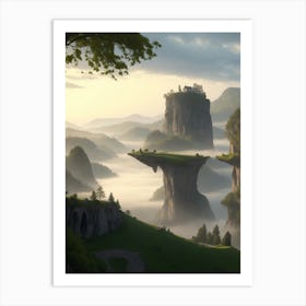 Fairytale Landscape Art Print