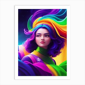 Iridescent Hush Art Print