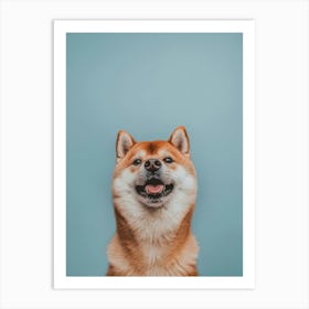 Shiba Inu. Generated with AI. Art Print 2 Art Print