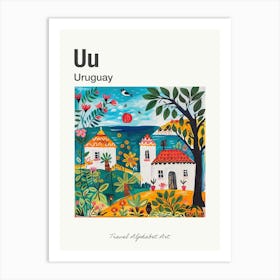 Kids Travel Alphabet  Uruguay 4 Art Print