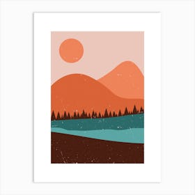 Landscape Painting Wall prints Art Print