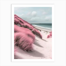 Pink Sand Art Print