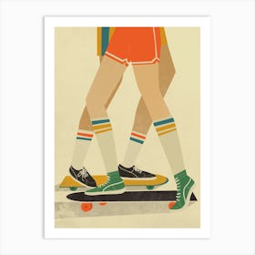 Skateboarders  Art Print