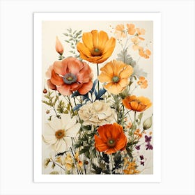 Nature S Watercolor Canvas Art Print