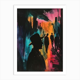 Silhouettes Art Print