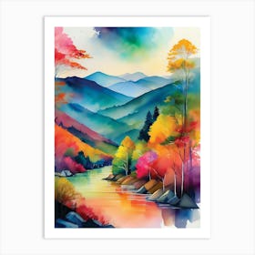 Smoky Mountains 2 Art Print