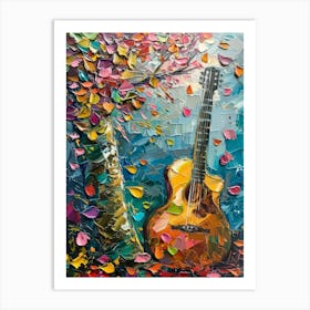 Acoustic Guitar 3 Art Print