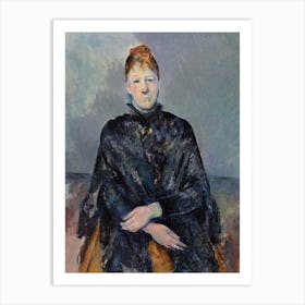 Madame Cézanne, Paul Cézanne Art Print