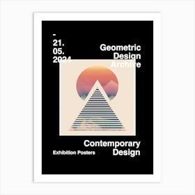 Geometric Design Archive Poster 21 Art Print