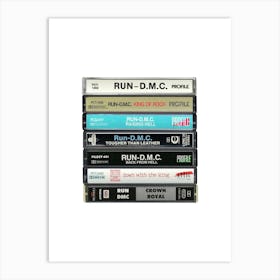 Run Dmc - Albums - Cassette Print Art Print