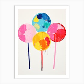 Lollipops Colour Pop 2 Art Print