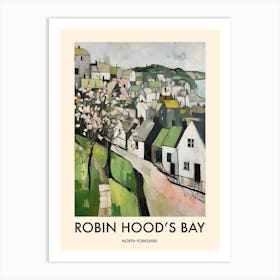 Robin Hood S Bay (North Yorkshire) Painting 4 Travel Poster Art Print