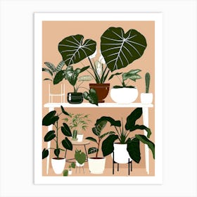 Houseplants 7 Art Print