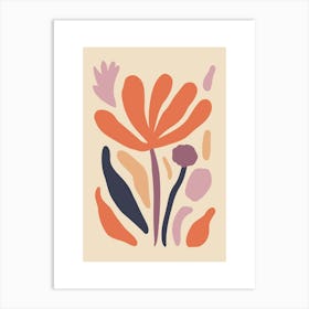 Abstract Botanical Print Art Print