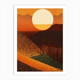 Sunset 4 Art Print