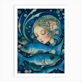 Mermaid 3 Art Print