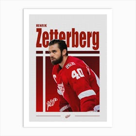 Henrik Zetterberg Art Print