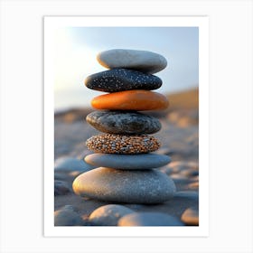 Balancing Stones 12 Art Print