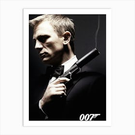 James Bond Art Print