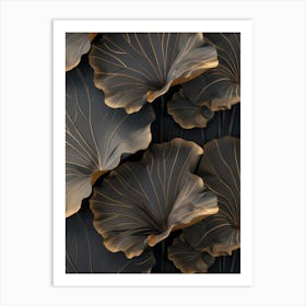 Lotus Leaves Art Print