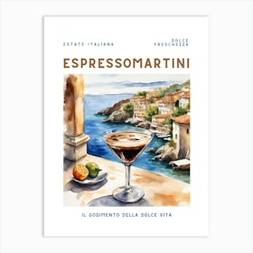 Espresso Martini Art Print