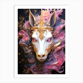 Unicorn Head Art Print