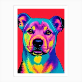 Finnish Spitz Andy Warhol Style Dog Art Print