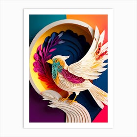 Bird In A Bowl-Reimagined Art Print