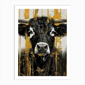 Bull - Canvas Print Art Print