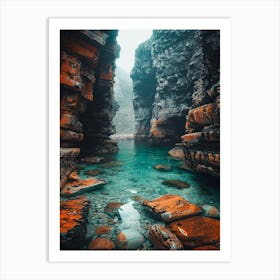 Rocky Canyon Art Print