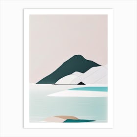 The Whitsunday Islands Australia Simplistic Tropical Destination Art Print