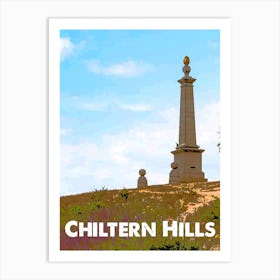 Chiltern Hills, AONB, Area of Outstanding Natural Beauty, National Park, Nature, Countryside, Wall Print, Art Print