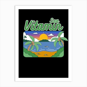 Vitamin Sea Art Print