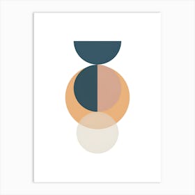 Abstract Circles 3 Art Print