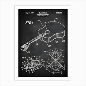 Acoustic Guitar Guitar Decor Guitar Wall Decor Guitar Poster Guitar Blueprint Guitar Patent Print Guitar Gifts Mg5921 Art Print