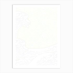 Oriental Waves, Abstract, Wall Art, Art, Kitchen, Living Room, Home, Interior Design, Wall Print Art Print