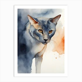 Cat Canvas Art Art Print