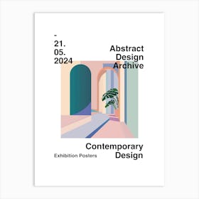 Abstract Design Archive Poster 32 Art Print