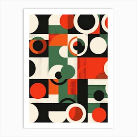 Abstract Circles 102 Art Print