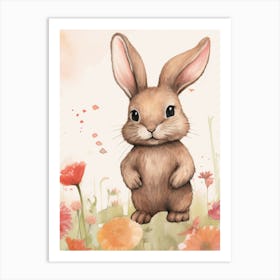 Rabbit Nursery Art Art Print