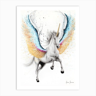 Whimsical Unicorn Art Print