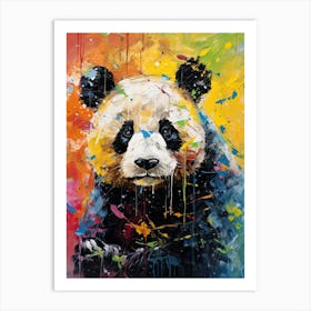Panda Art In Expressionism Style 2 Art Print