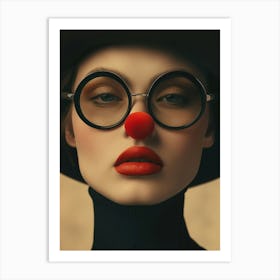 Clown Makeup Art Print