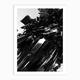 Abstract Black And White Art Print