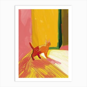 Cat In The Room 3 Art Print