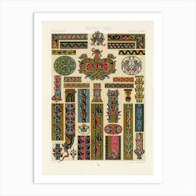 Middle Ages Pattern, Albert Racine (20) Art Print